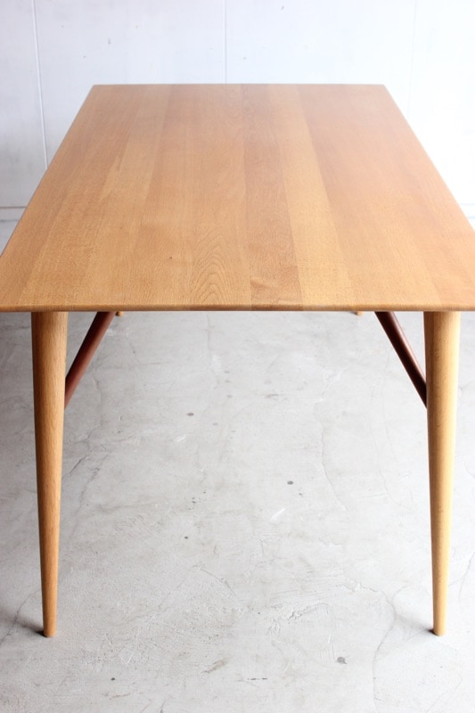 日進木工 4人掛け ダイニングテーブル 130x80cm アンティーク 古道具 日進木工ダイニングテーブル | 全ての商品 - 古家具古道具 そうすけ