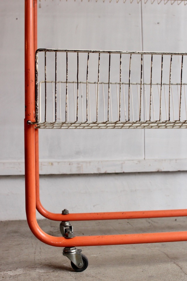 50年代計器ワイヤーラック 工業系ワイヤーラック3段[古家具] | giraffes craft
