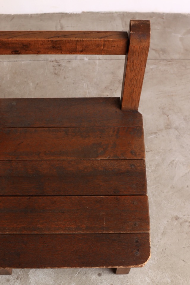 ヴィンテージ 学校の木製椅子 旧制中学校備品？ 塗装 シャビーシック ブロカント ヴィンテージ 学校の木製椅子 旧制中学校備品？ 塗装 シャビーシック