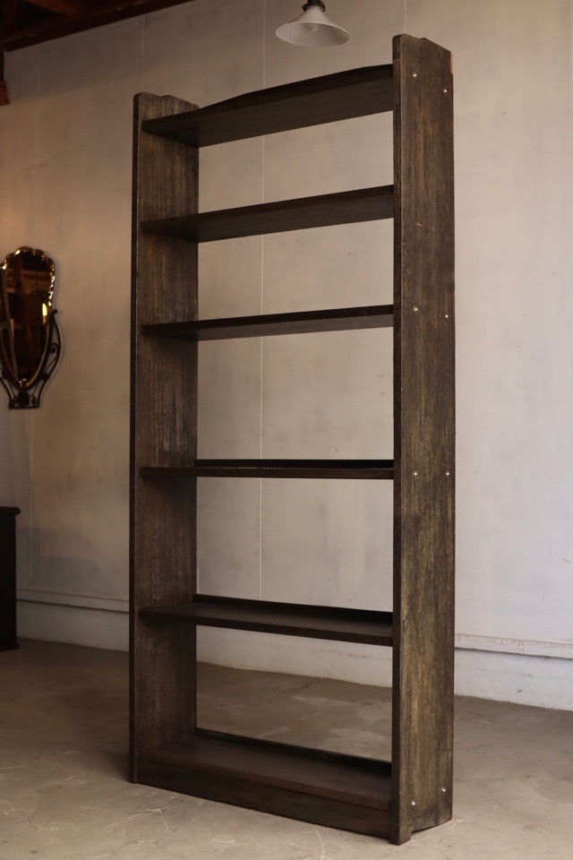 古道具　本棚 ジャパンヴィンテージ 木製シェルフ 本棚 古道具 レトロ/Japanese