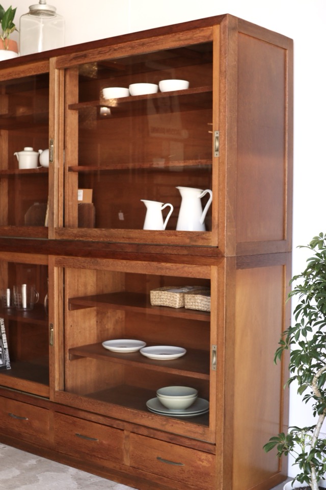 古家具　古道具　水屋　箪笥置水屋　水屋箪笥　茶道具　食器棚　木製家具　置き水屋 置水屋 | 全ての商品 - 古家具古道具 そうすけ
