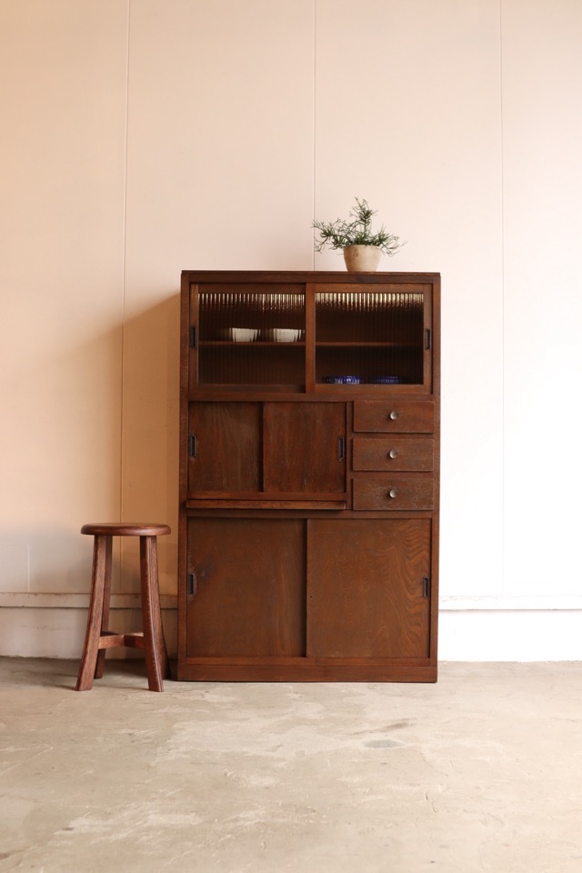 古食器棚　古家具 食器棚 | 全ての商品 - 古家具古道具 そうすけ