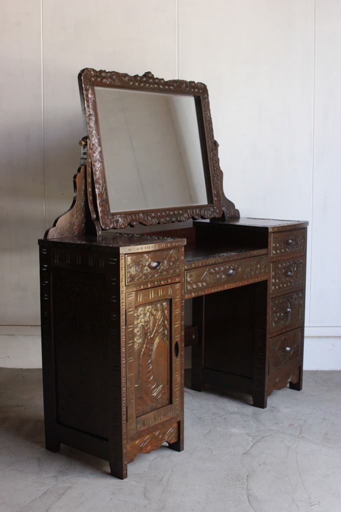 軽井沢彫ドレッサー(スツール付)