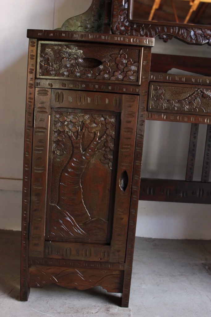 軽井沢彫ドレッサー(スツール付)