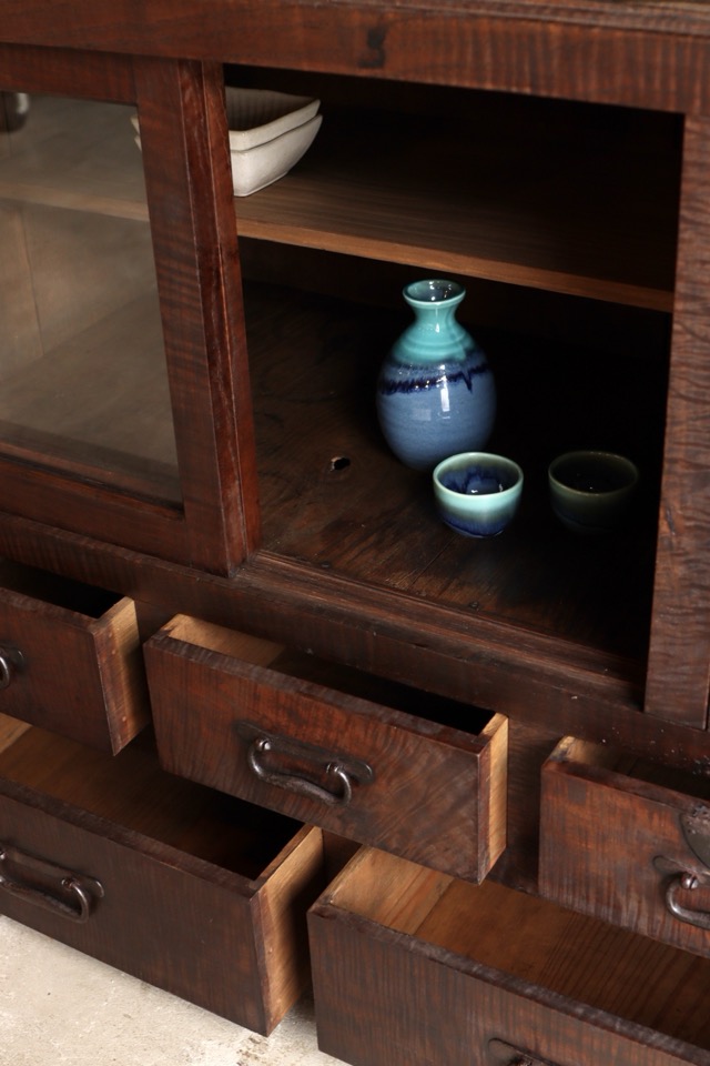 茶箪笥　中古　小傷あり 茶箪笥 中古 傷あり