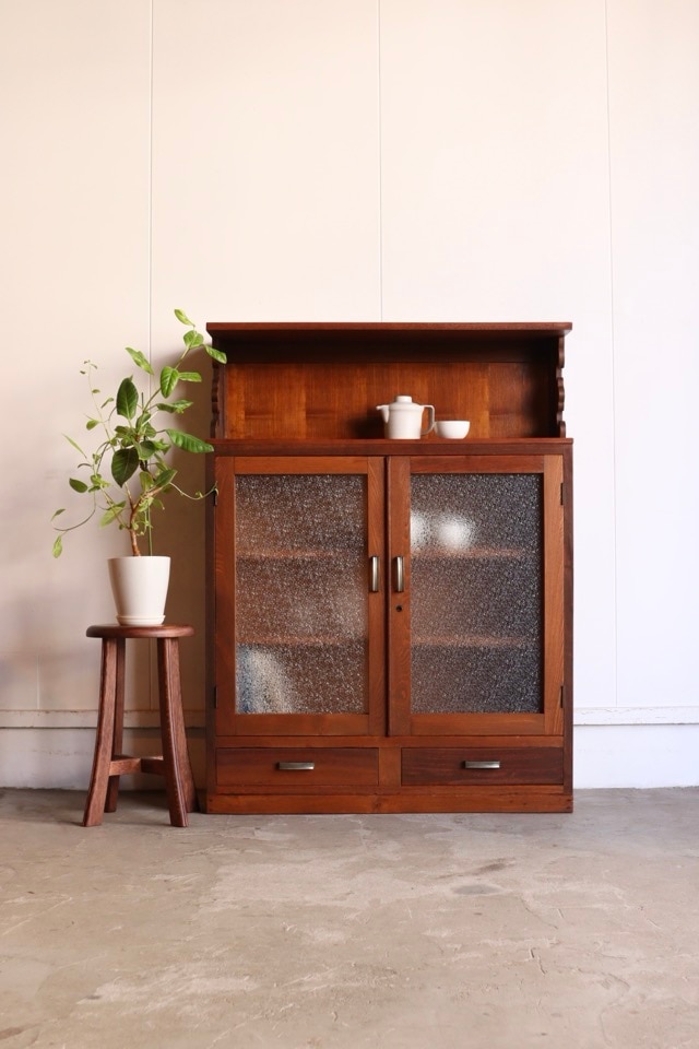 ダイヤガラスの戸棚 | 全ての商品 - 古家具古道具 そうすけ
