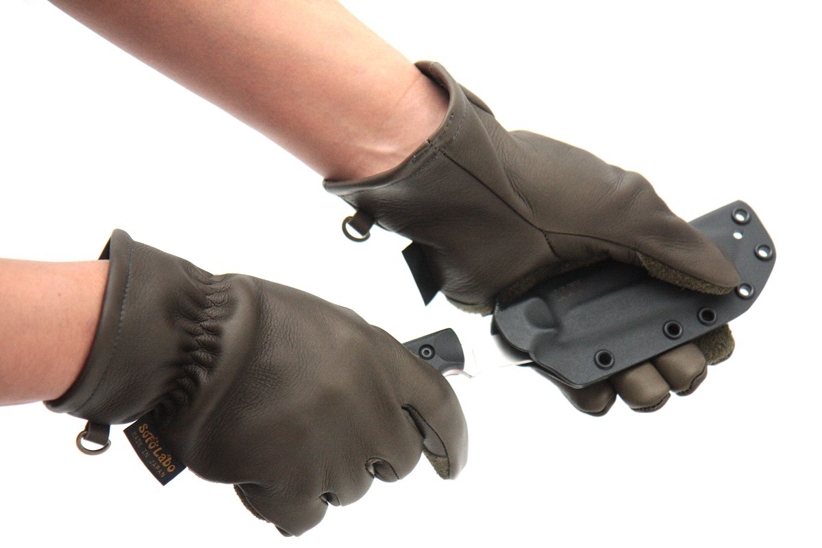 Leather Camp Gloves 001