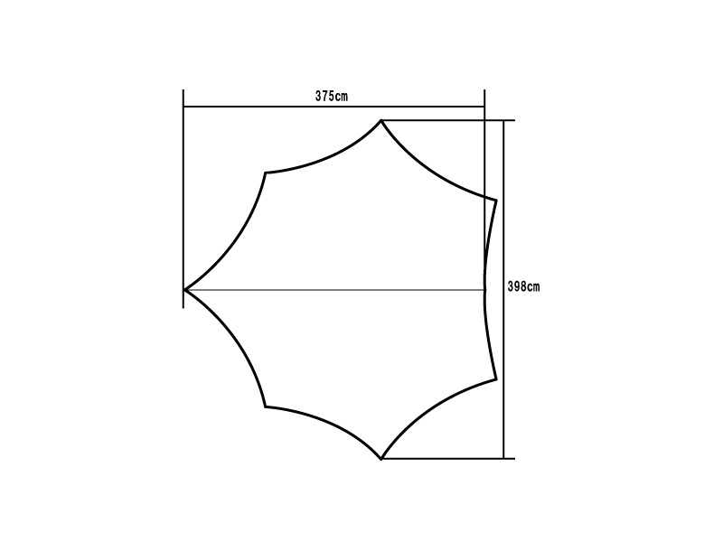 cotton KOKAGE wing NarrowɡCocoa