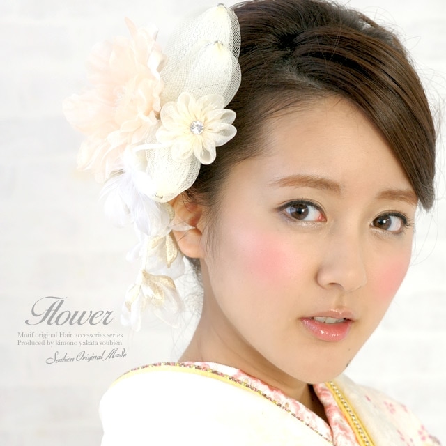 成人式・卒業式　髪飾り 成人式 髪飾り シャイニー シルバー 成人式髪飾り 水引き髪飾り