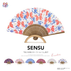 扇子 美少女戦士セーラームーン 京都丸紅 リボン柄 セーラームーン モダン Sailor Moon 送料無料