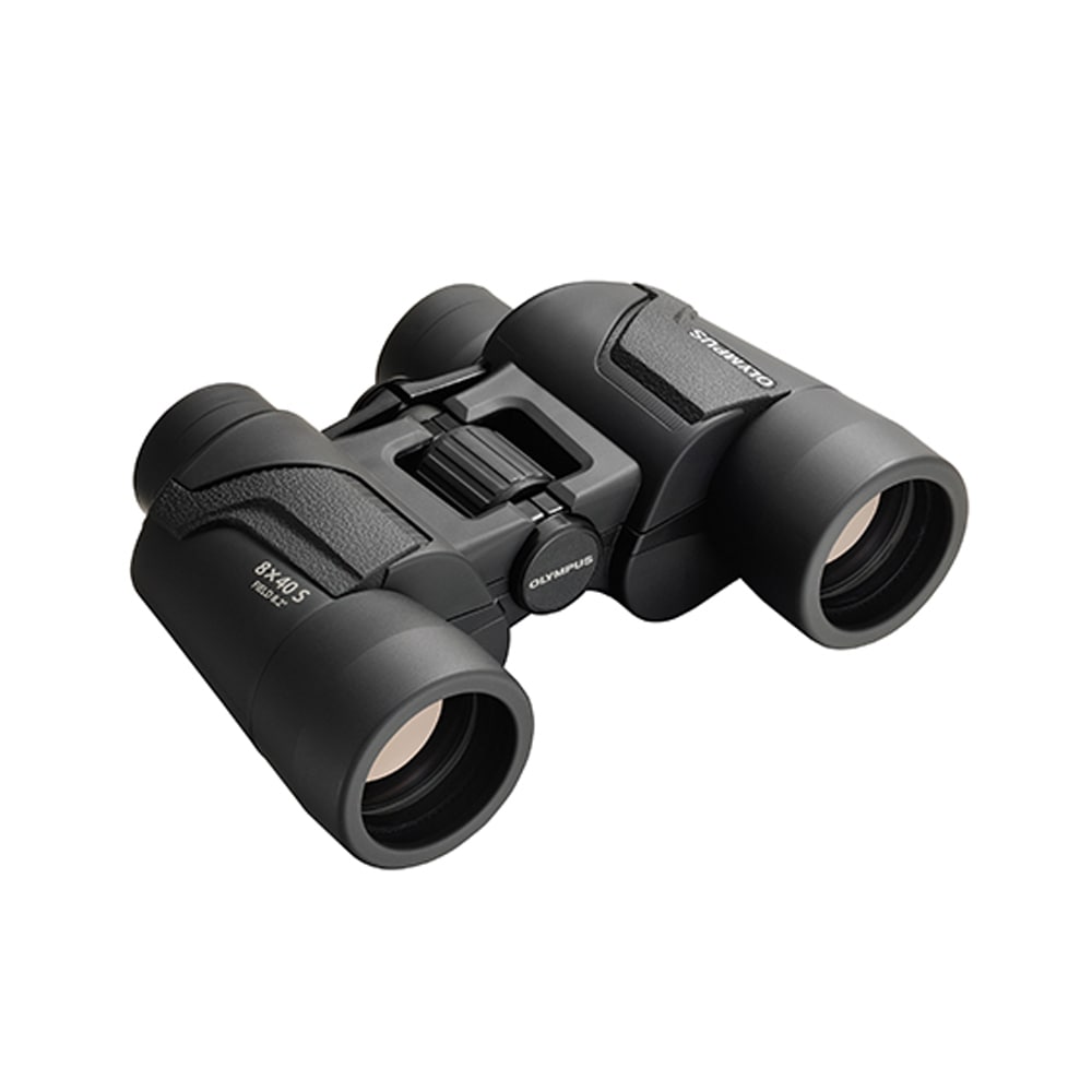 OM SYSTEM 8×40S ブラック 双眼鏡 8倍 40mm口径 バードウォッチング 自然観察 OM SYSTEM ※お取り寄せ