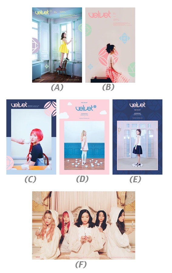 red velvet 集合 ミニポスター サイン red velvet 集合 ミニポスター サイン