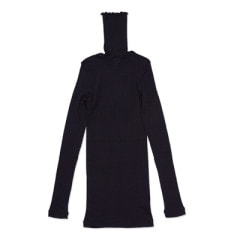 コットンカシミヤリブ タートルネックロングスリーブTシャツ