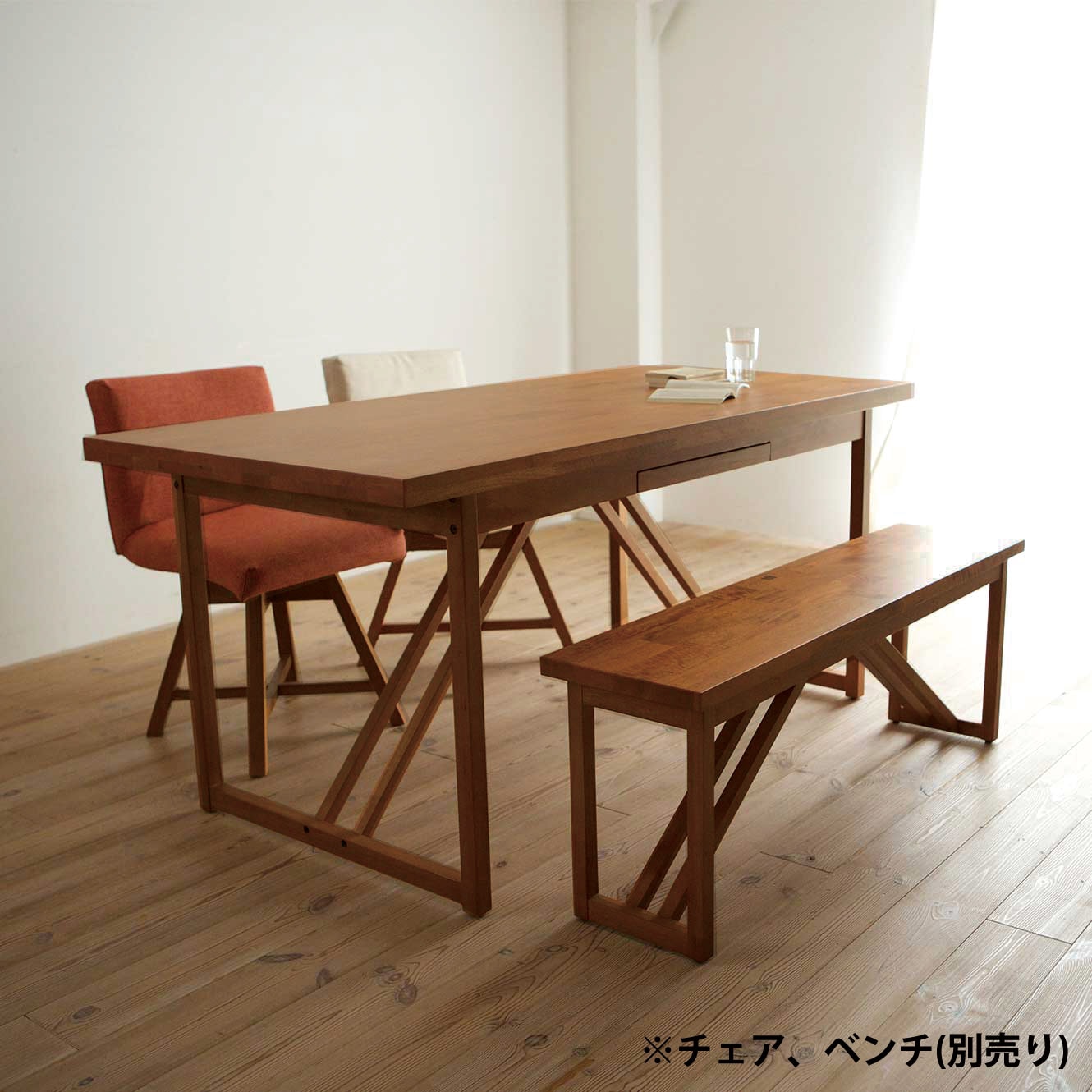 TOCCO ダイニングテーブルとチェアセット ダイニングテーブル 154 アンバー TOCCO |source公式オンライン