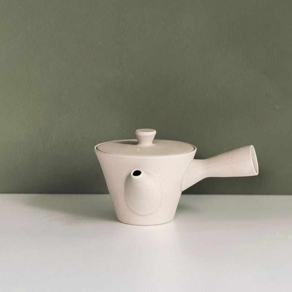 【南景製陶園】急須(共茶こし) SENCHA 150 白錬