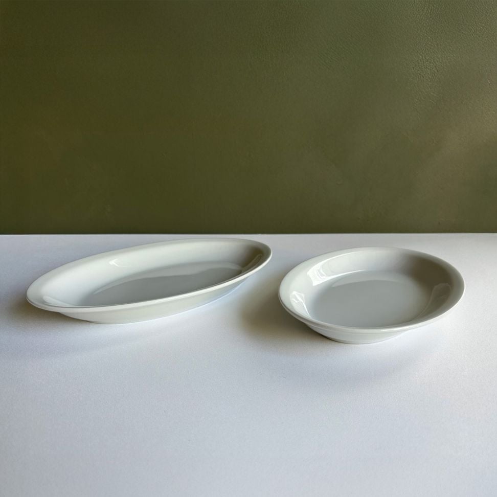 【サタルニア】ローマ オーバルプレート 