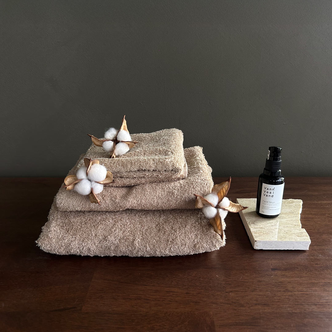 【SyuRo】オーガニックタオル　ベージュ