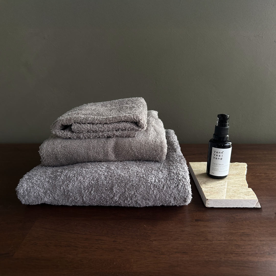 【SyuRo】オーガニックタオル　グレー