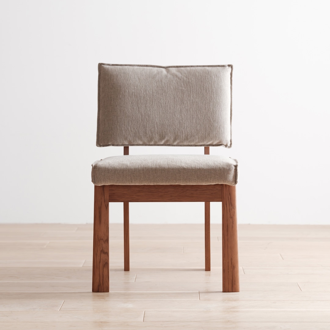 【展示品販売】サイドチェア STECCATO/ステッカート　カバー：ベージュ　コンディション：良好