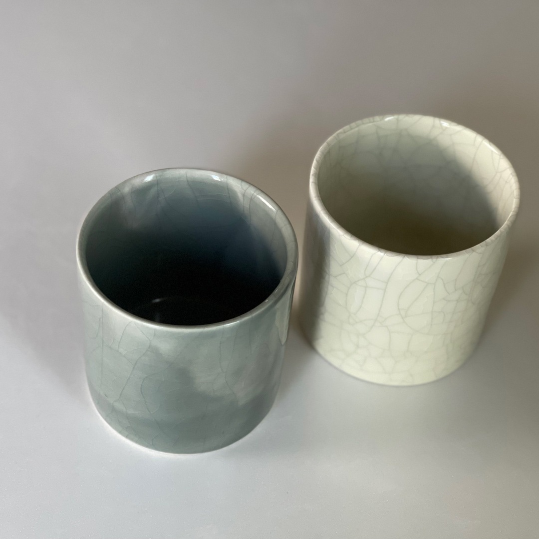 南景製陶園】碗 円柱 墨貫入（湯飲み） ｜source公式オンラインショップ