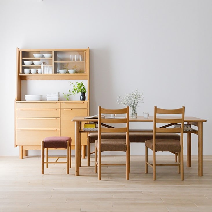 【展示品販売】サイドチェア SALA/サラ　カバー：D2 112 アンバーホワイト　コンディション：使用感有