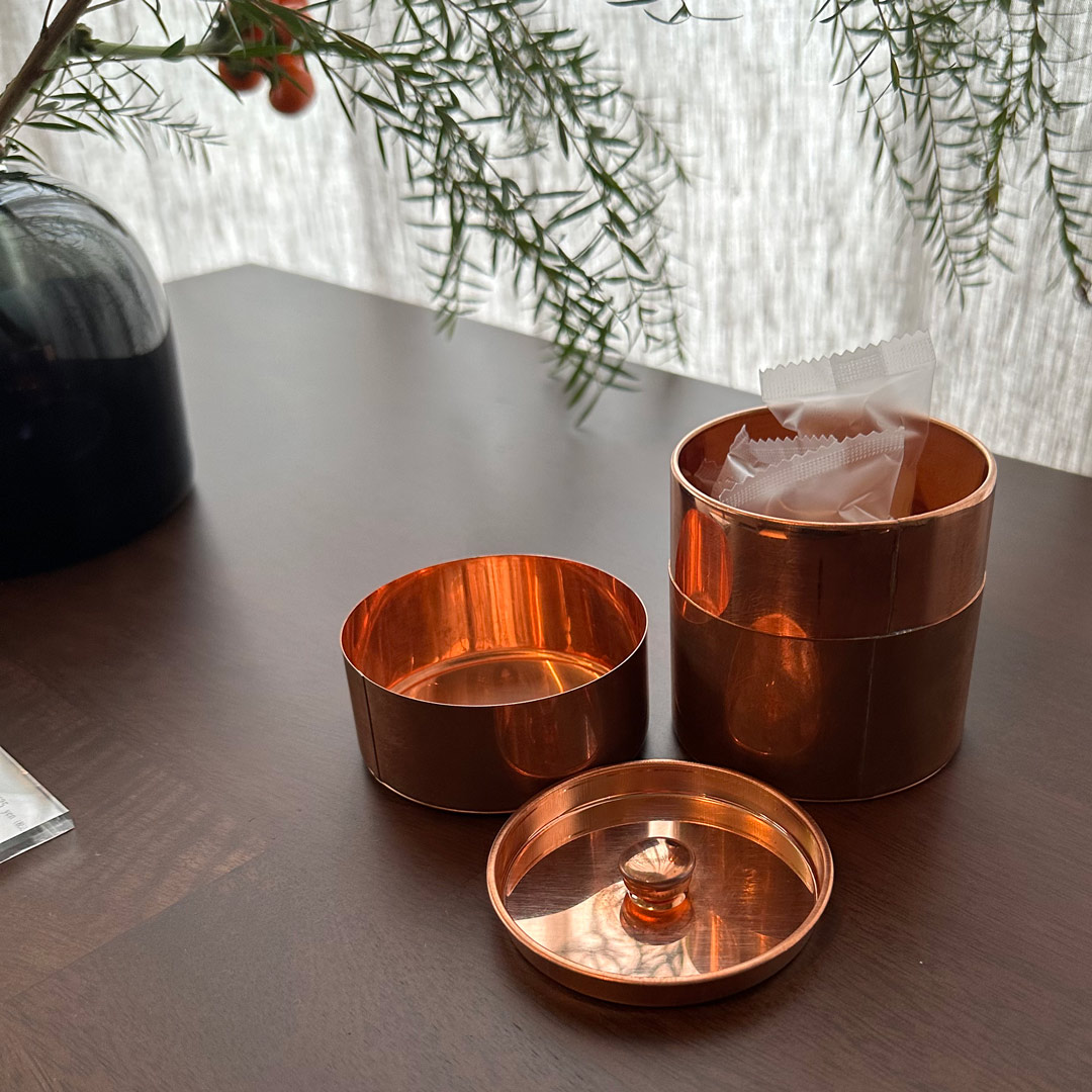 【SyuRo】丸缶 / 小　銅