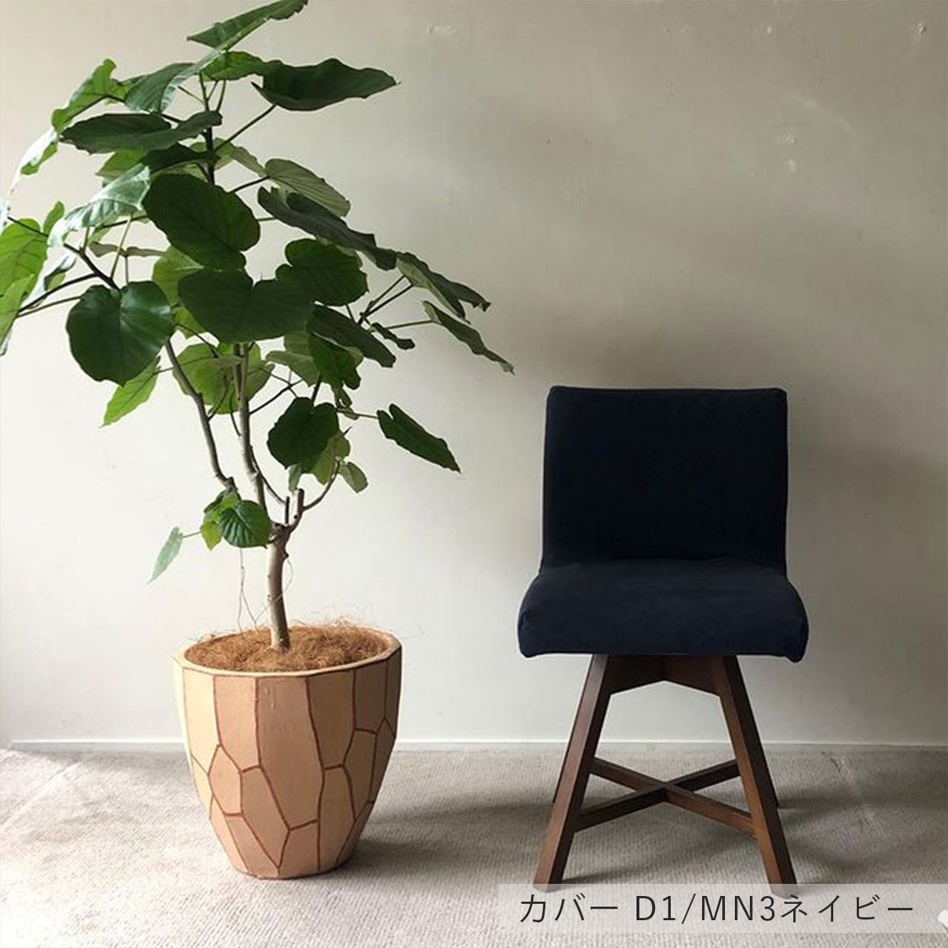 ラウンドチェア ブラウン TOCCO/トッコ