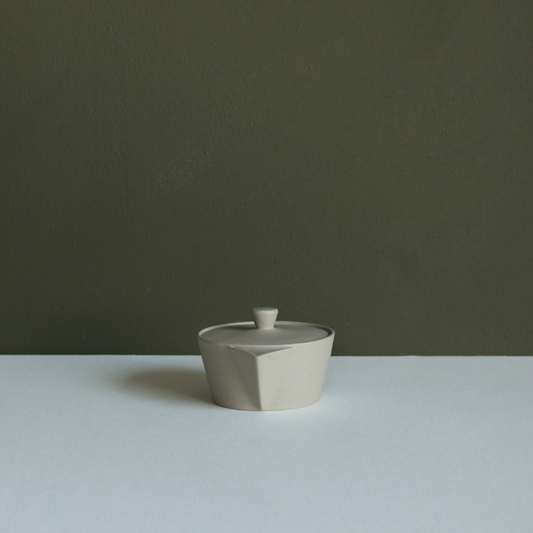 【南景製陶園】入子茶器 黒練（急須と湯呑みのセット）
