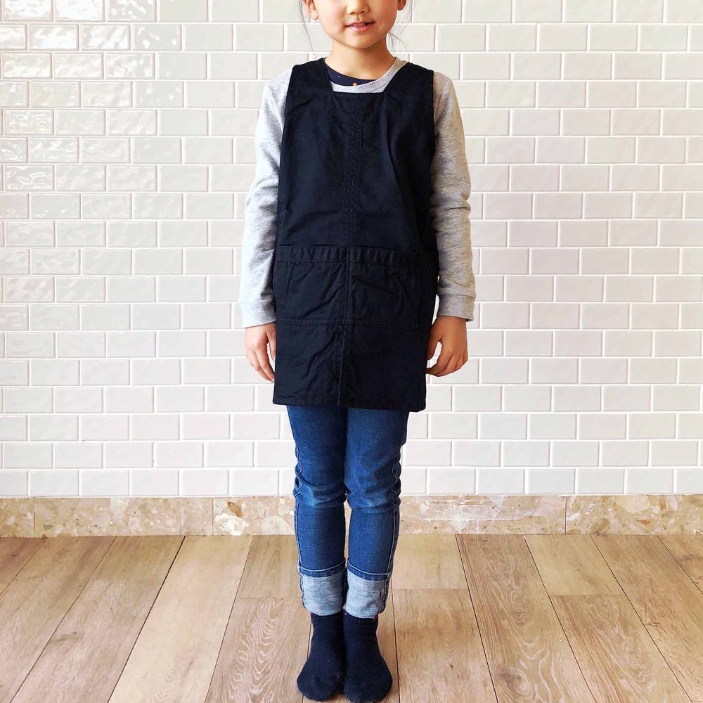 バッククロスエプロン キッズ COMODO／sourceオリジナル