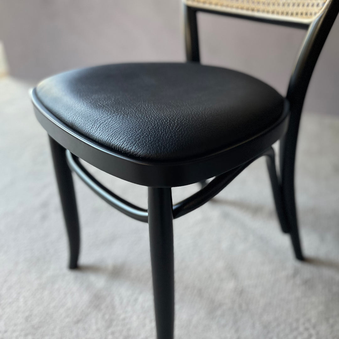 サイドチェア Z ラタン ブラック TORCERE/トルチェーレ (受注生産品）