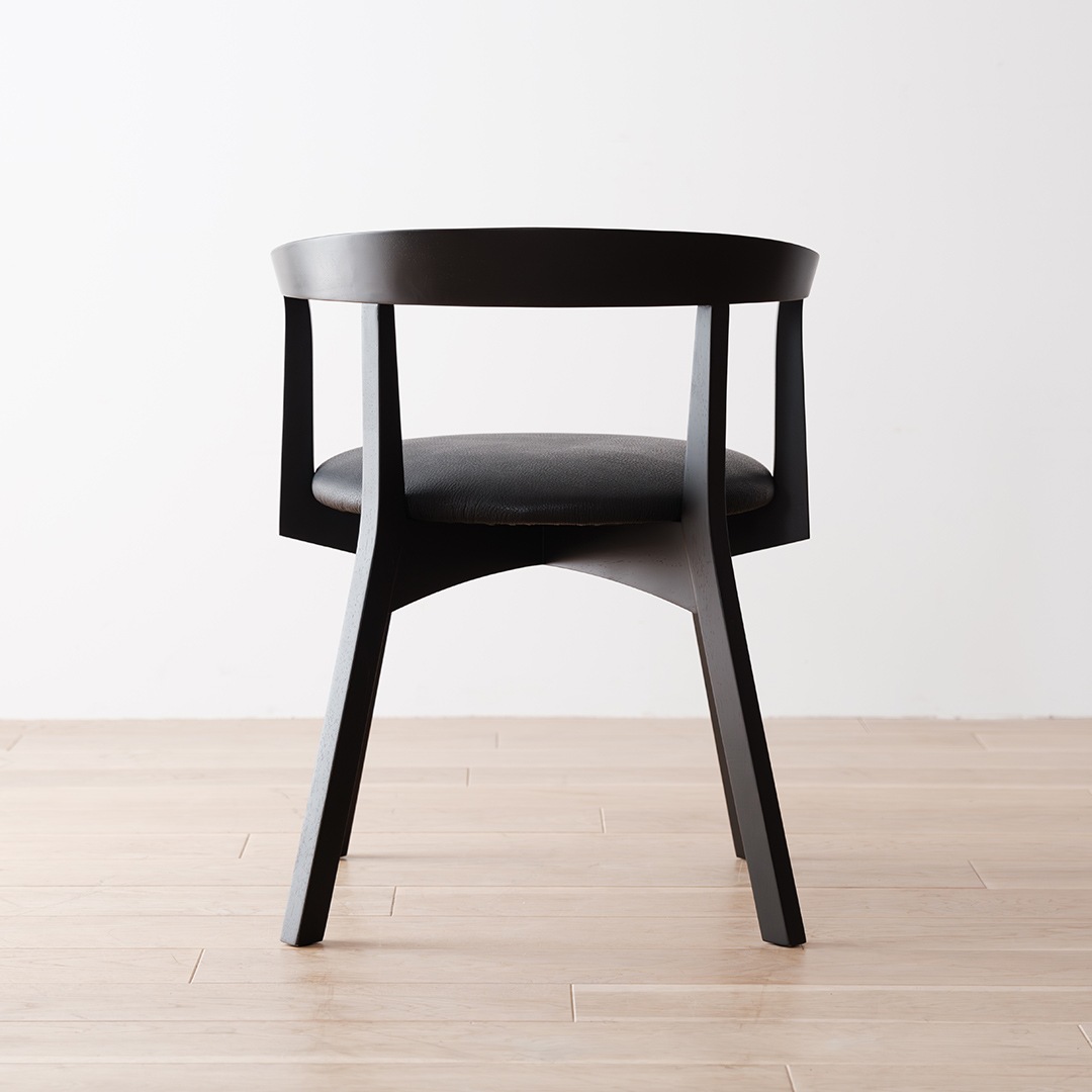 木製アームチェア ブラック① アームチェア ブラック PURO ｜source公式オンラインショップ