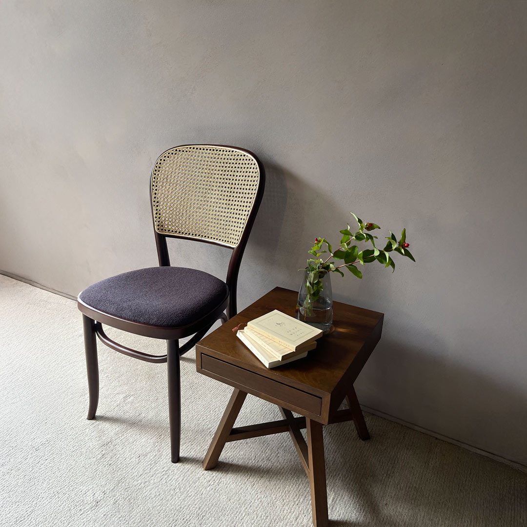 サイドチェア Z ラタン ブラウン TORCERE (受注生産品）