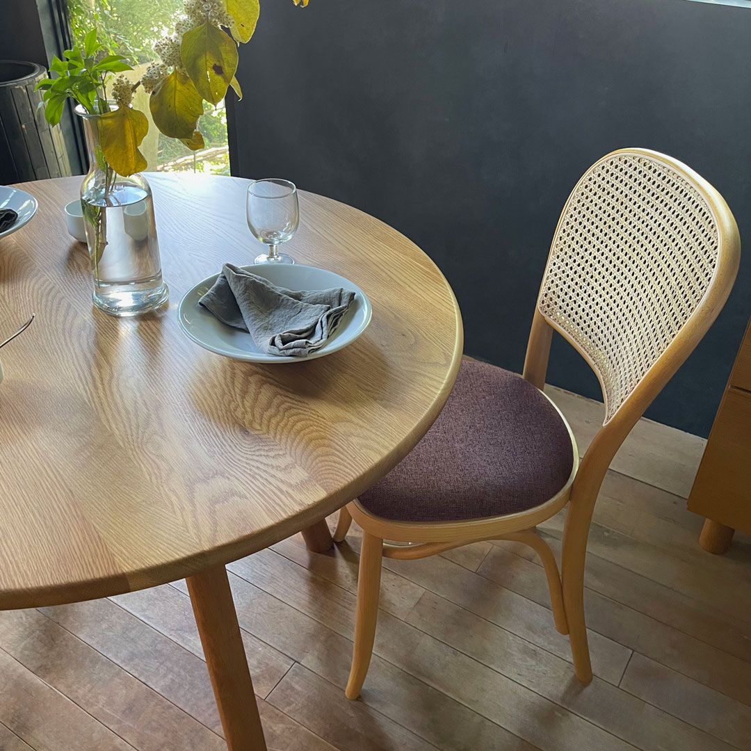 サイドチェア Z ラタン ナチュラル TORCERE (受注生産品)