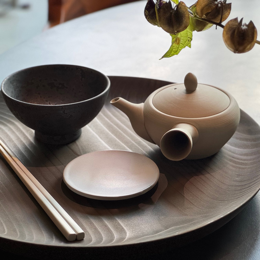 【SyuRo】炻器プレート　ホワイト