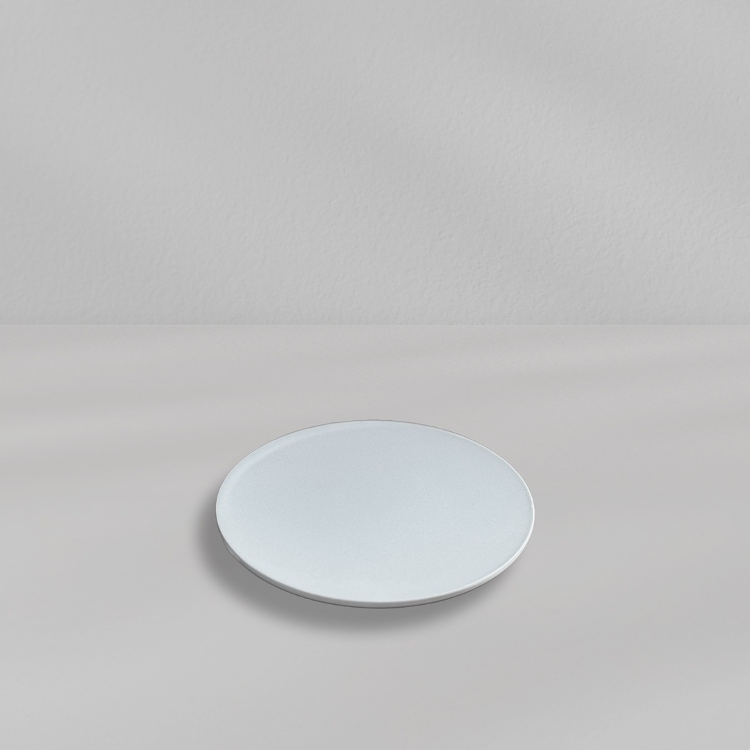 【SyuRo】炻器プレート　ホワイト