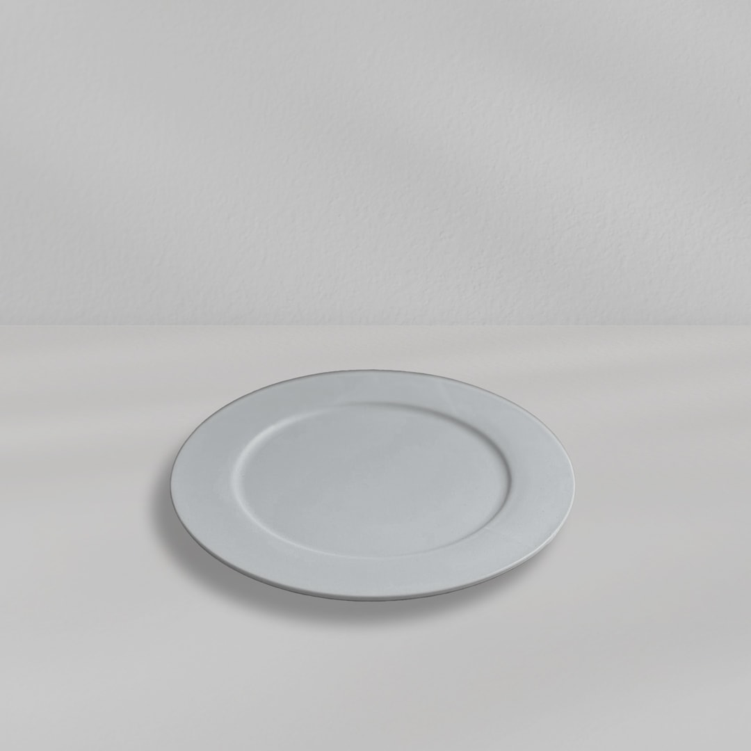 【SyuRo】炻器プレート　ホワイト