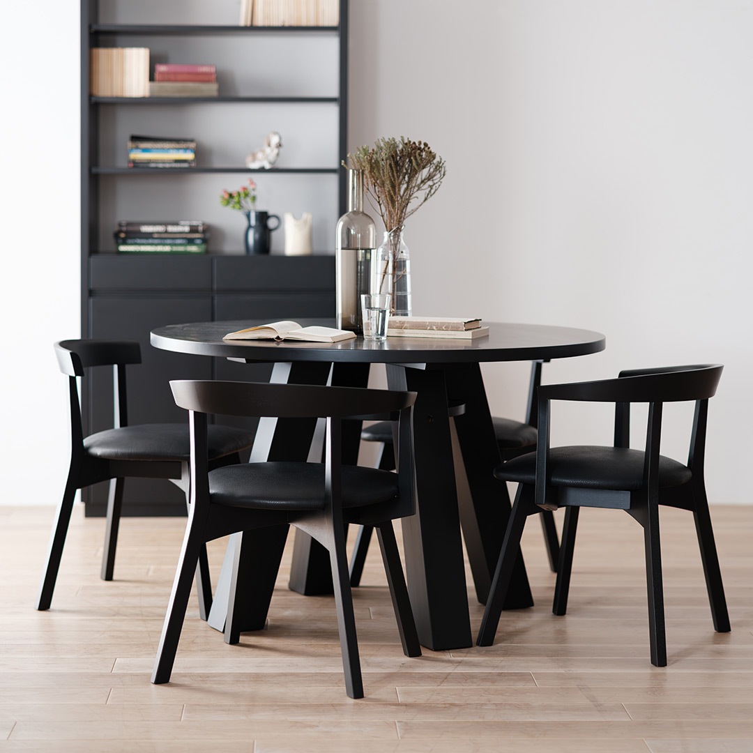 サイドチェア ブラック PURO 