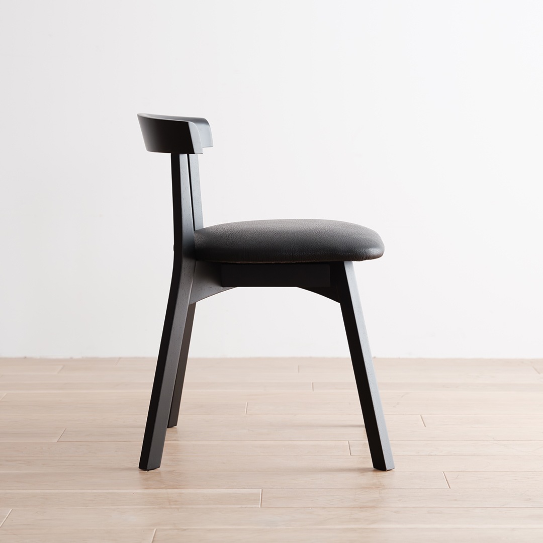 サイドチェア ブラック PURO 