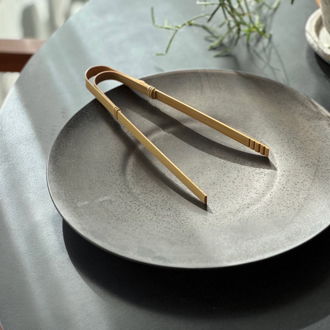 【SyuRo】炻器プレート　ブラック