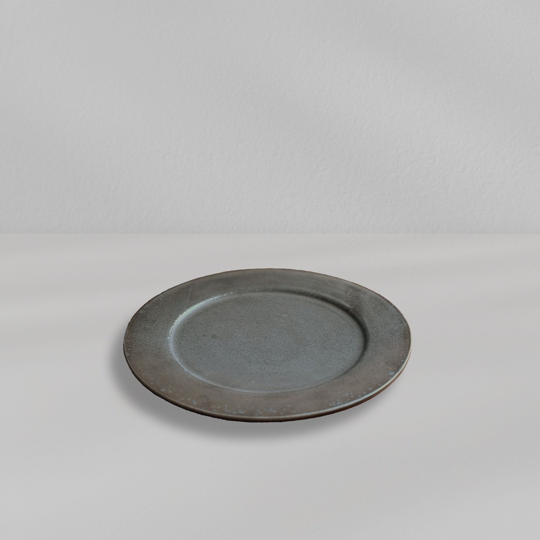 【SyuRo】炻器プレート　ブラック