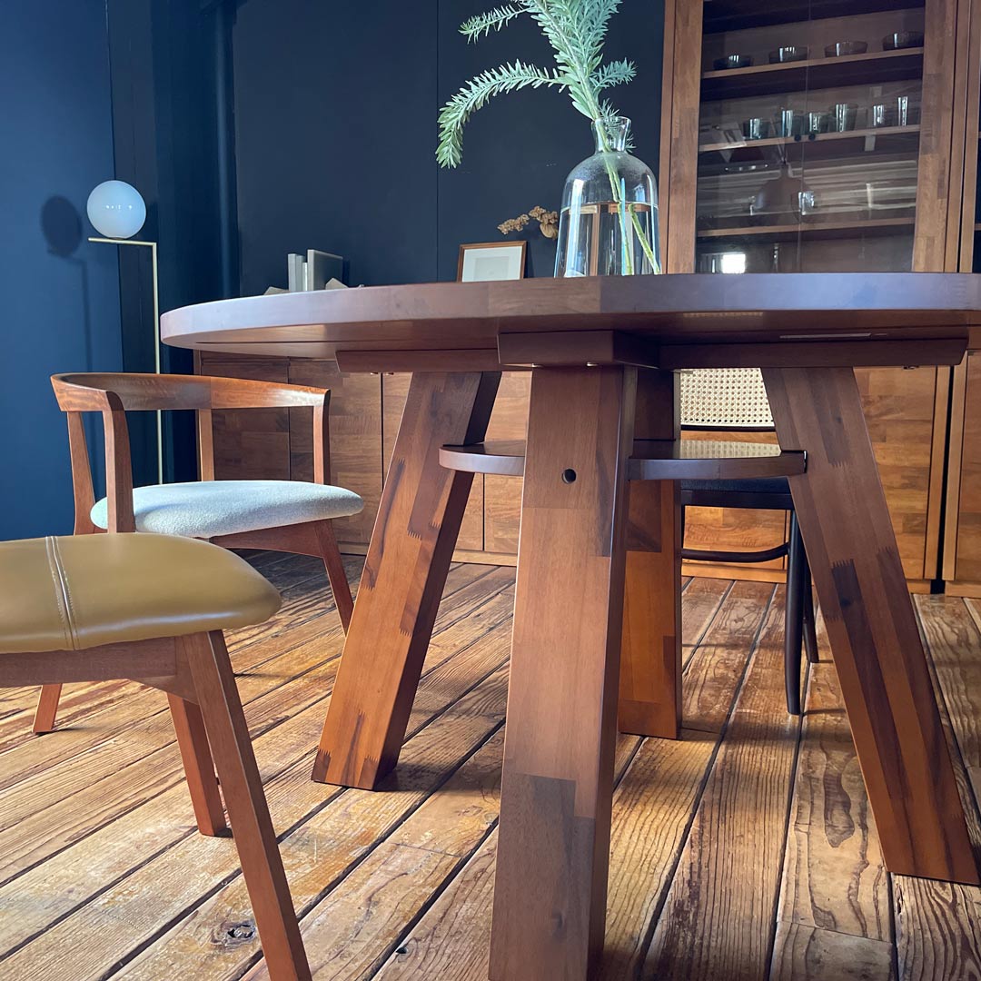 サークル ダイニングテーブル 126 アンバー PURO/プーロ