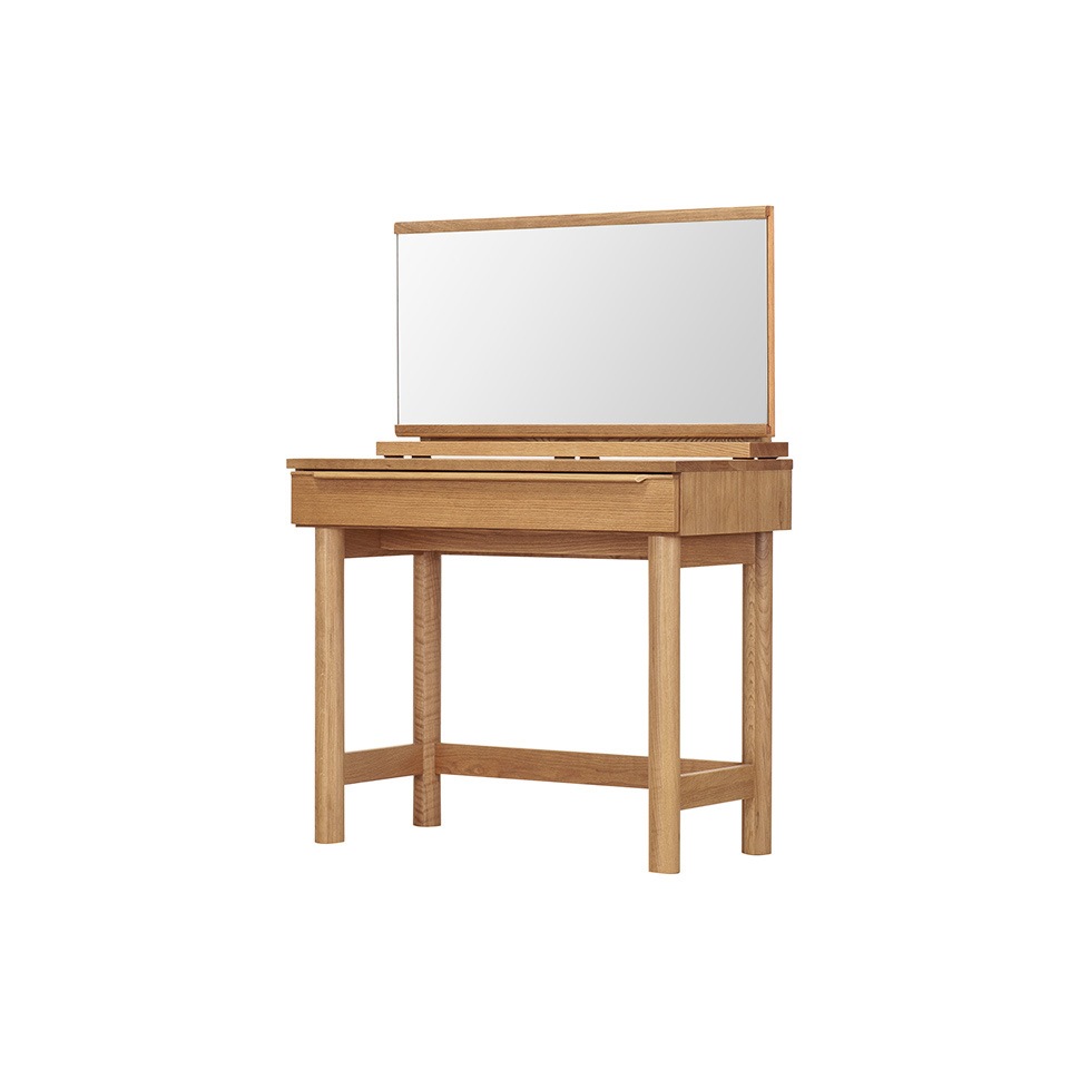 美品 ドレッサーデスク 化粧台 ドレッサーデスク 兼用 デスク ドレッサー FDR-0006-NAWH