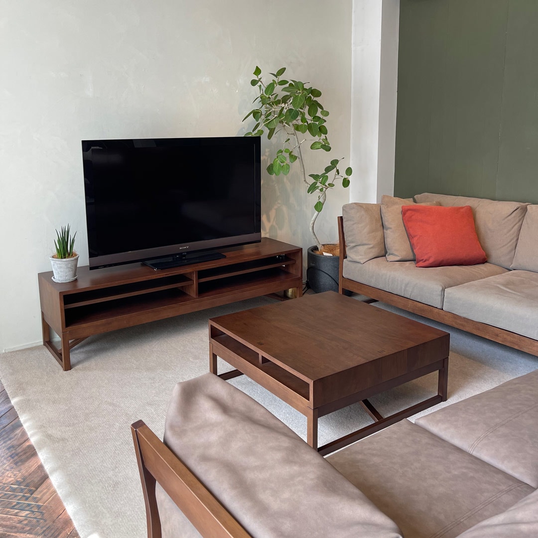 TOCCO テレビ台 幅154cm ブラウン ハイテレビボード 154 TOCCO ｜source公式オンラインショップ