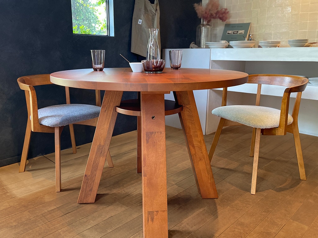 サークル ダイニングテーブル 098 アンバー PURO ｜source公式