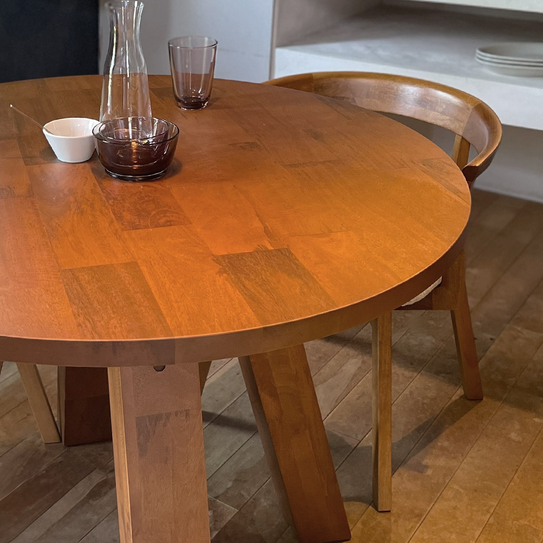 サークル ダイニングテーブル 098 アンバー PURO ｜source公式