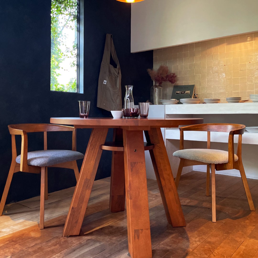 サークル ダイニングテーブル 098 アンバー PURO