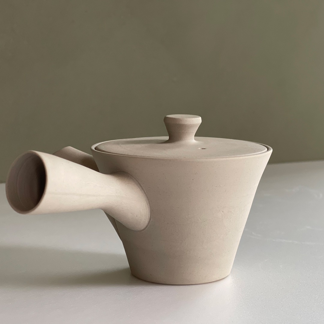 【南景製陶園】急須(共茶こし) SENCHA 150 白錬