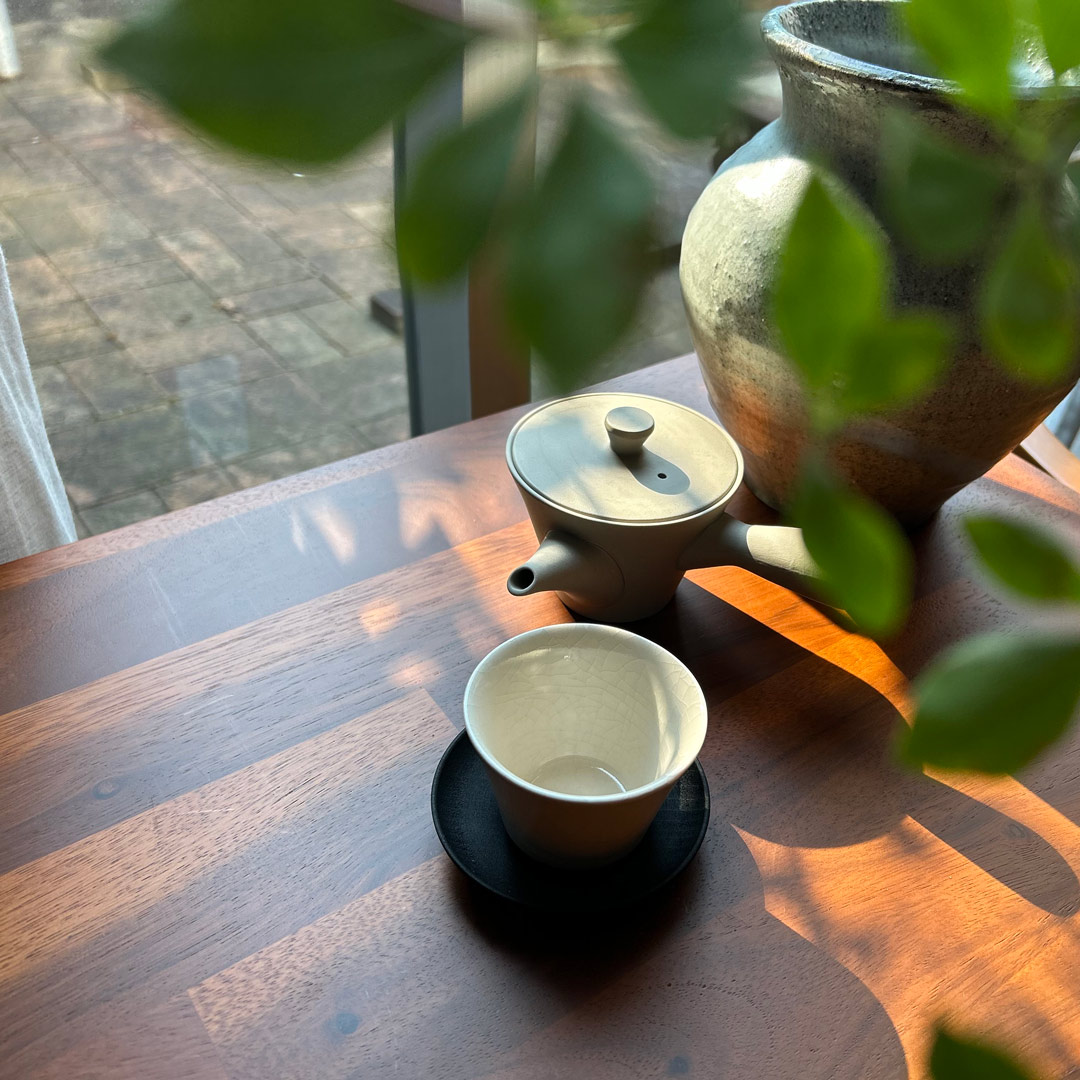 【南景製陶園】急須(共茶こし) SENCHA 150 白錬