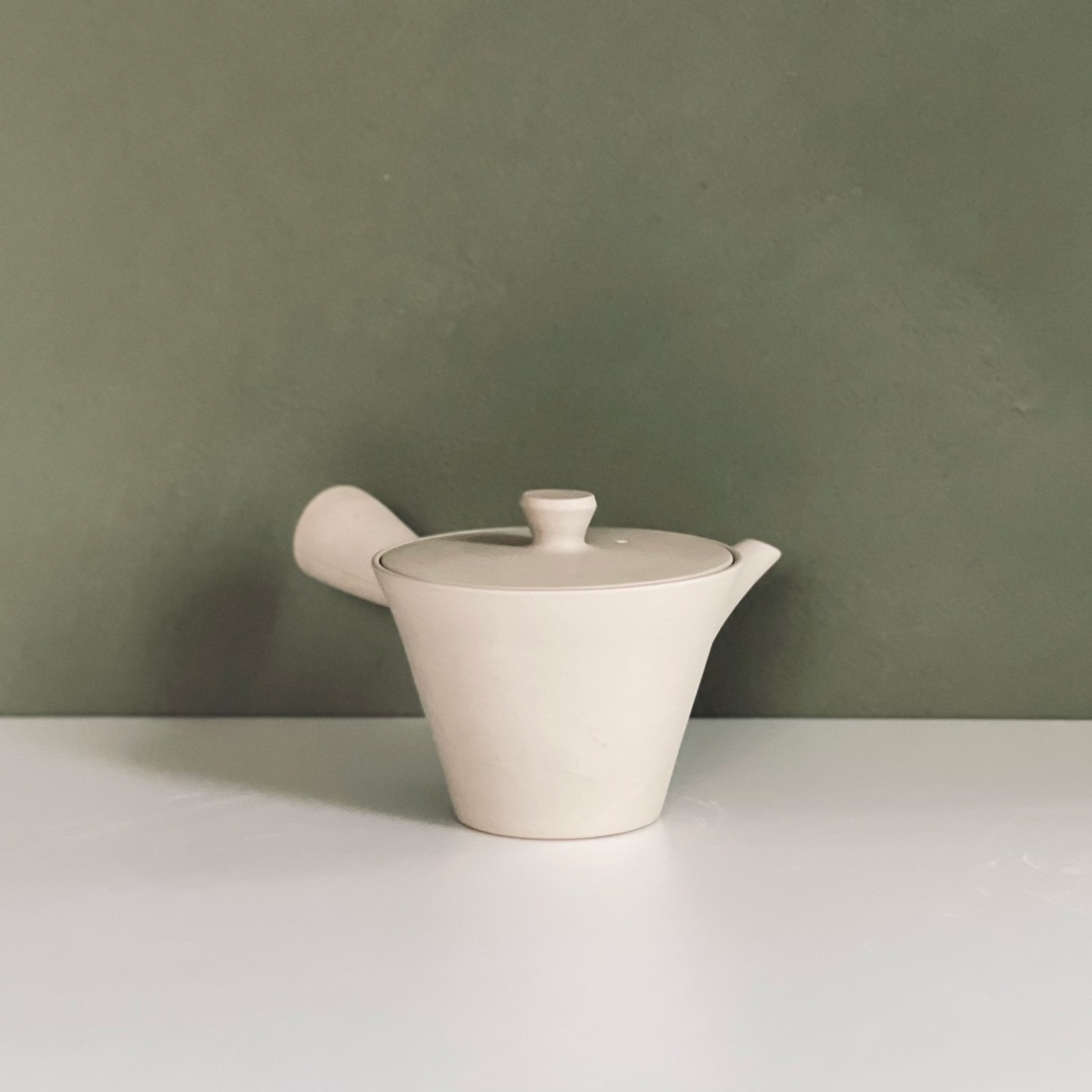 【南景製陶園】急須(共茶こし) SENCHA 150 白錬