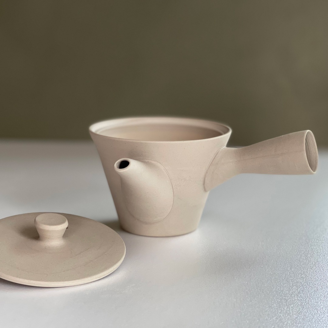 【南景製陶園】急須(共茶こし) SENCHA 150 白錬